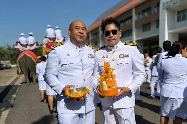 สวพ. มทร.อีสาน เข้าร่วมพิธีถวายผ้าพระกฐินพระราชทาน ณ ชุมนุมสงฆ์วัดป่าโยธาประสิทธิ์ จังหวัดสุรินทร์